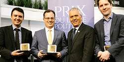 Harold Bérubé, Maurice Demers et Olivier Lemieux finalistes aux Prix du livre politique 2015