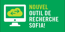 Le nouvel outil de recherche Sofia est maintenant en ligne!