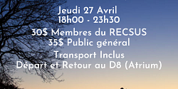 Activités du RECSUS à venir