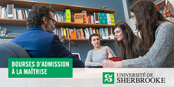 Nouveau programme de bourses d'admission à la maîtrise
