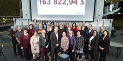 Près de 164 000 $ pour la campagne Centraide à l’Université de Sherbrooke