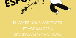 13<sup>e</sup> appel de textes et d'images pour Cavale