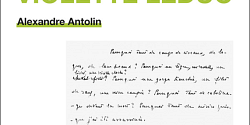 <em>Une censure éditoriale : Ravages de Violette Leduc</em> d’Alexandre Antolin