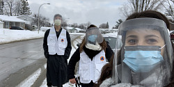 COVID-19 : escouade étudiante dans les rues de Sherbrooke