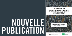 Le droit de l'environnement au Québec