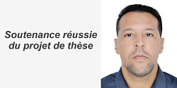 Younes Yazza soutient son projet de doctorat avec succès