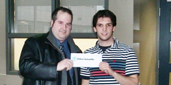 Maxime Simoneau-Roy obtient un prix de présentation lors de la Journée des sciences du Département!