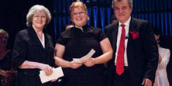 La percussionniste Isabelle Tardif reçoit le 2<sup>e</sup> prix du prestigieux concours