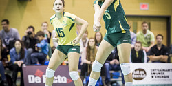 Les volleyeuses de l'UdeS assurées du premier rang