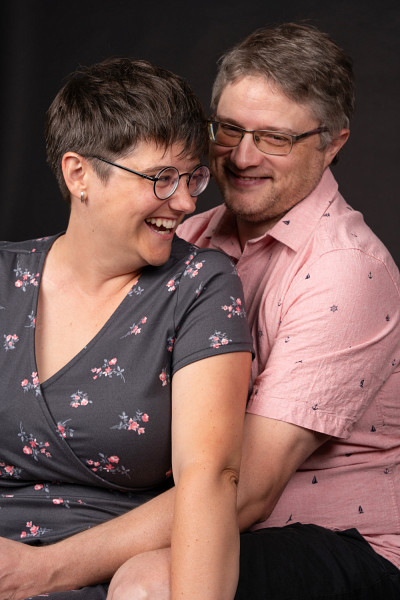 Marie-Eve Millette et son conjoint