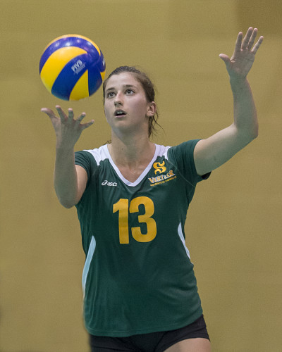 L'attaquante gauch&egrave;re Sarah-Jeanne Meunier-B&eacute;dard.