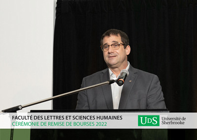 Le directeur général de La Fondation de l'UdeS, M. Pascal Grégoire.