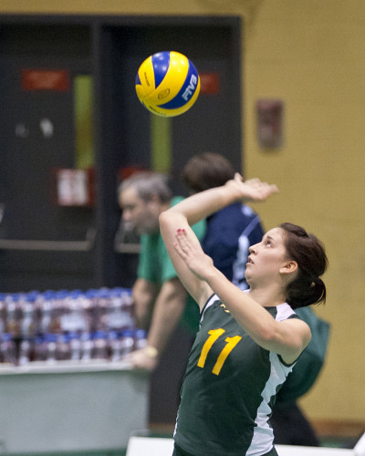 La centre Corinne Santerre a obtenu 22&nbsp;blocs marquants durant la fin de semaine.