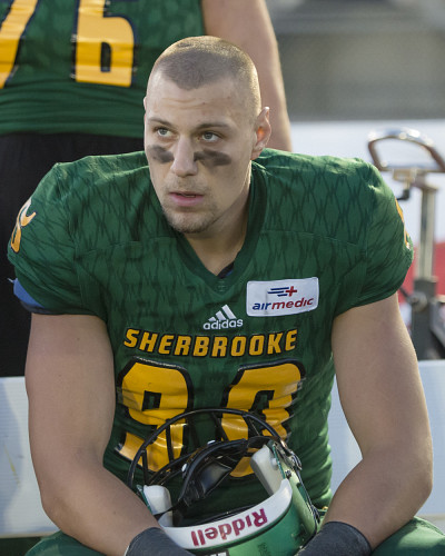 L'ailier d&eacute;fensif Alexandre Gagnon.