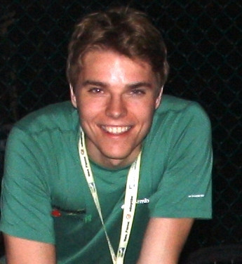 David Guérin, étudiant au baccalauréat en études de l'environnement et stagiaire à la Société hôtesse des Jeux d'été du Canada - Sherbrooke 2013.