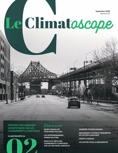 Le Climatoscope, sous la direction d'Annie Chaloux, numéro 02, 2020, 126 p.