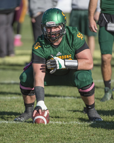 Le centre offensif du Vert & Or Francis Lapointe.