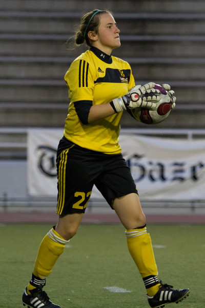 La gardienne Elena Waldispuehl a facilement r&eacute;alis&eacute; le blanchissage.
