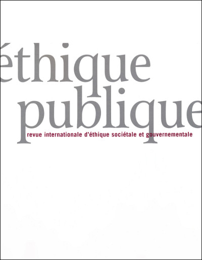 « Certification de l'éthique et enjeux éthiques de la certification », sous la direction des professeures Allison Marchildon et Marie-Claude Desjardins, Éthique publique, vol. 21, n° 1, 2019.