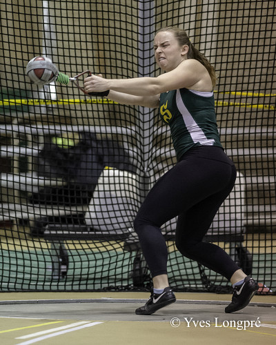 La sp&eacute;cialiste du lancer du marteau du Vert & Or, Ariane Dubois.