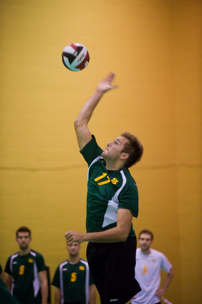 Le centre Pierre-Marc Lussier a connu un fort match vendredi face aux Carabins de l'Universit&eacute; de Montr&eacute;al.