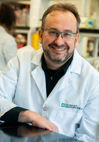 Professeur François-Michel Boisvert, directeur scientifique du nouvel Institut de recherche sur le cancer de l'Université de Sherbrooke (IRCUS). 