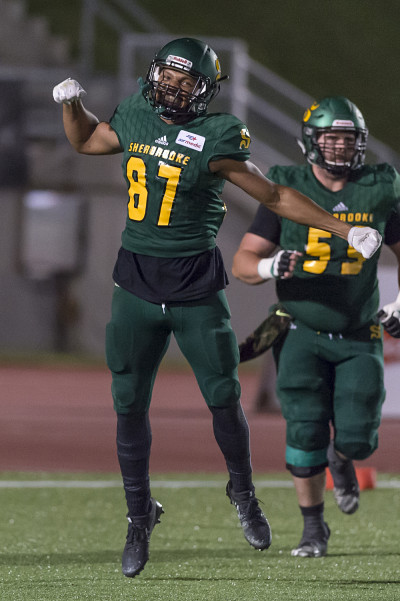 Le receveur de passe am&eacute;ricain Jermer Braswell