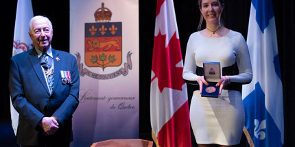 Marjorie Rolland récipiendaire de la Médaille du Lieutenant-gouverneur pour la jeunesse 2022!