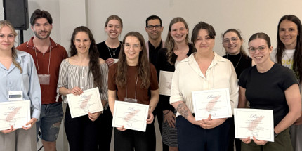 Les étudiant(e)s du laboratoire obtiennent des prix de présentation.