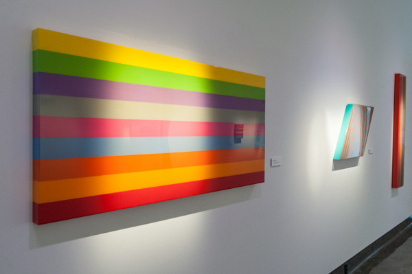 Dans les oeuvres d'Heidi Spector, tout se passe comme si sa palette de couleurs était une réplique aux chansons.