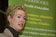 La titulaire de la Chaire, la professeure Marie-France Morin.