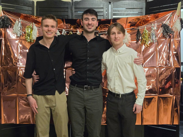 Samuel Morin, Olivier Larocque et&nbsp;Nicolas Gauthier