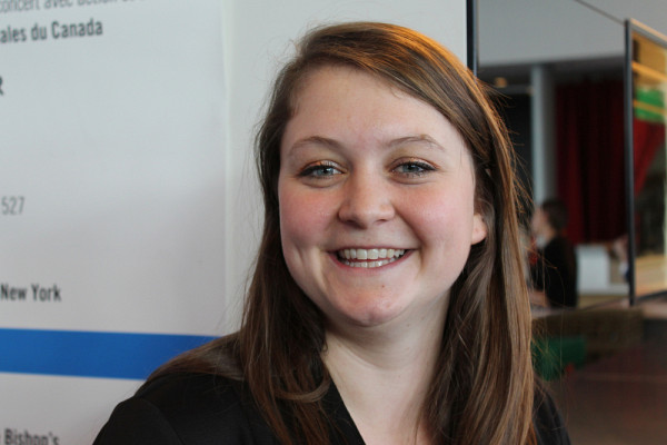 Laurence Bonin, &eacute;tudiante &agrave; la ma&icirc;trise en environnement.