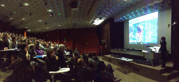 Nancy Desautels&nbsp;lors d'un congr&egrave;s francophone sur les urgences ferroviaires au CHU de Bordeaux en 2015.