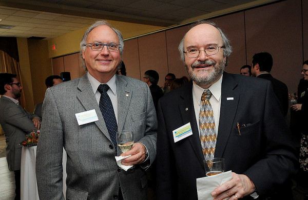 William Dufort et André-Gilles Brodeur, deux membres de longue date du CA de l'ADDUS.