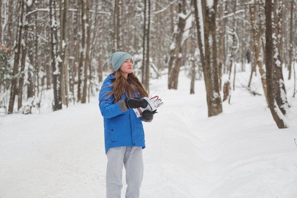 Juliette Paradis adore les activit&eacute;s sur le terrain, pr&eacute;vues dans le cadre du baccalaur&eacute;at en &eacute;cologie.