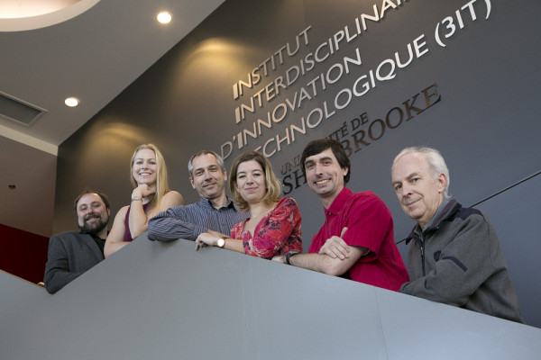 L'équipe de recherche élargie : Jean-François Pratte, Audrey Corbeil-Therrien, Réjean Fontaine, Émilie Gaudin, Marc-André Tétrault, Roger Lecomte. Absent : Serge Charlebois.