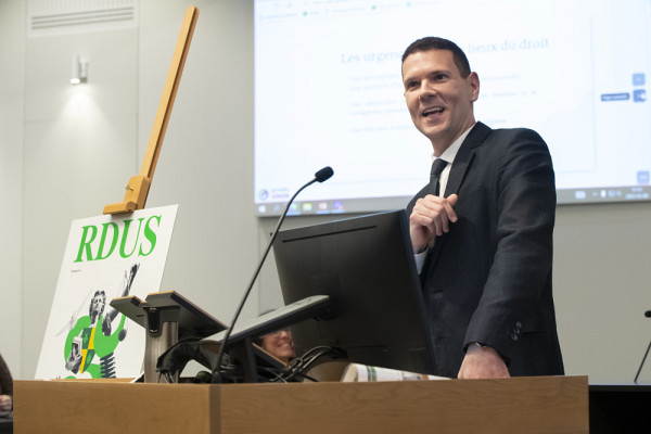 Le Pr Bertrand Lavoie.