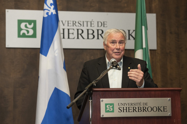 Gilles Normand, président de la Commission scolaire de la Région-de-Sherbrooke.