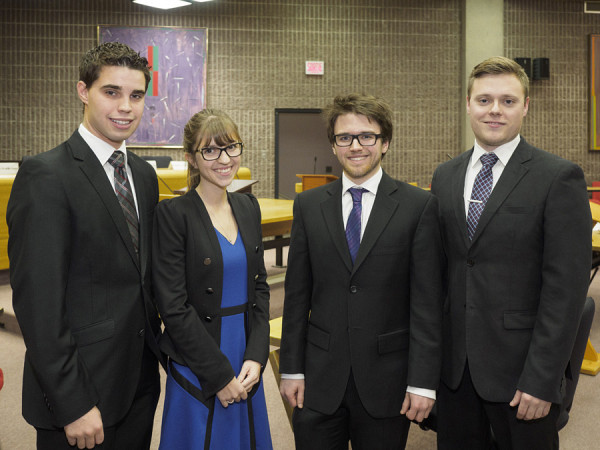 David Tremblay, Charlotte Montmarquette, Alexandre Baril-Lemire et Marco Lagac&eacute; ont crois&eacute; le fer lors de la demi-finale.