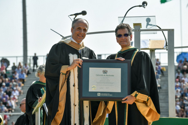 Dean Kamen, docteur d’honneur de l’Université de Sherbrooke