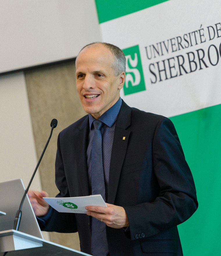 Professeur Pierre Cossette, recteur de l’Université de Sherbrooke.