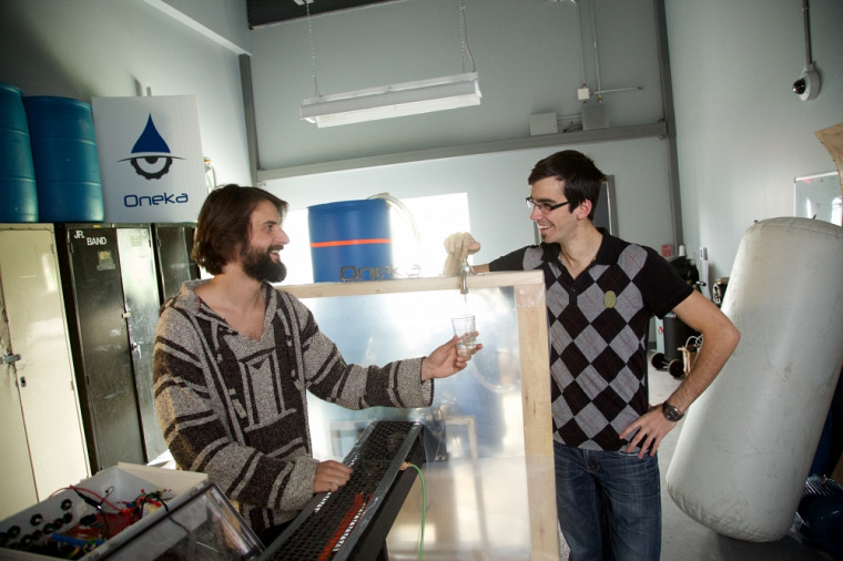 Renaud Lafortune et Dragan Tutić, cofondateurs de Oneka Technologies
