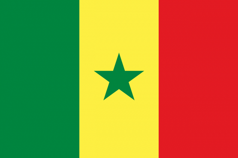 Drapeau du Sénégal.