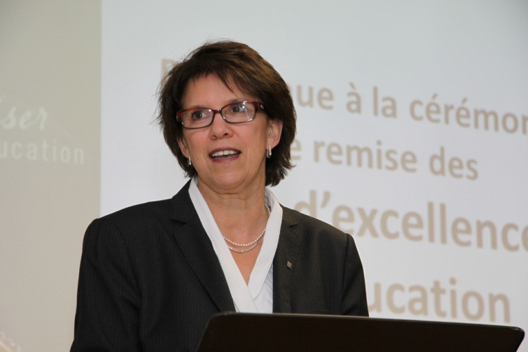 La professeure Luce Samoisette, rectrice de l'Université de Sherbrooke
