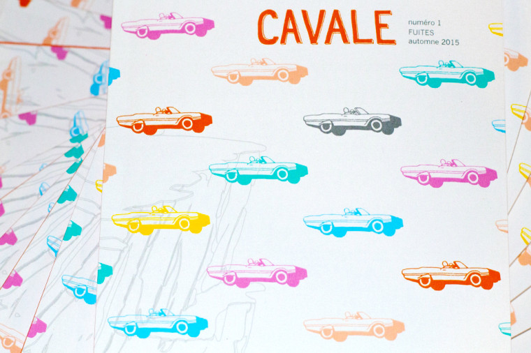 La couverture du premier numéro de la revue Cavale.