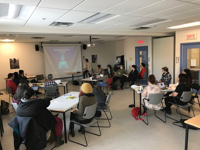 This seminar on epistemic injustice and participatory research with community organizations, co-hosted by Baptiste in January 2019, took place at the Montreal Research Center on Social Inequality, Discrimination and Alternative Citizenship Practices (CREMIS), whose researcher served as interim scientific director for 18 months.