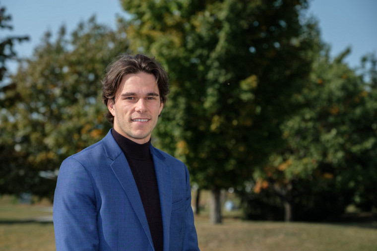 Olivier Maheu, étudiant à la maîtrise en administration, concentration finance