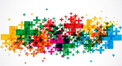 Image représentant la diversité avec des flèches colorées