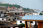 Panorama de la ville de Cape Coast au Ghana.